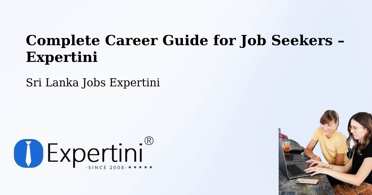 Career Guide for Job Seekers – Sri Lanka - Sri Lanka Jobs Expertini