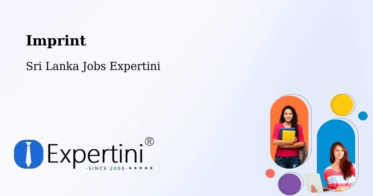 Imprint – Sri Lanka - Sri Lanka Jobs Expertini