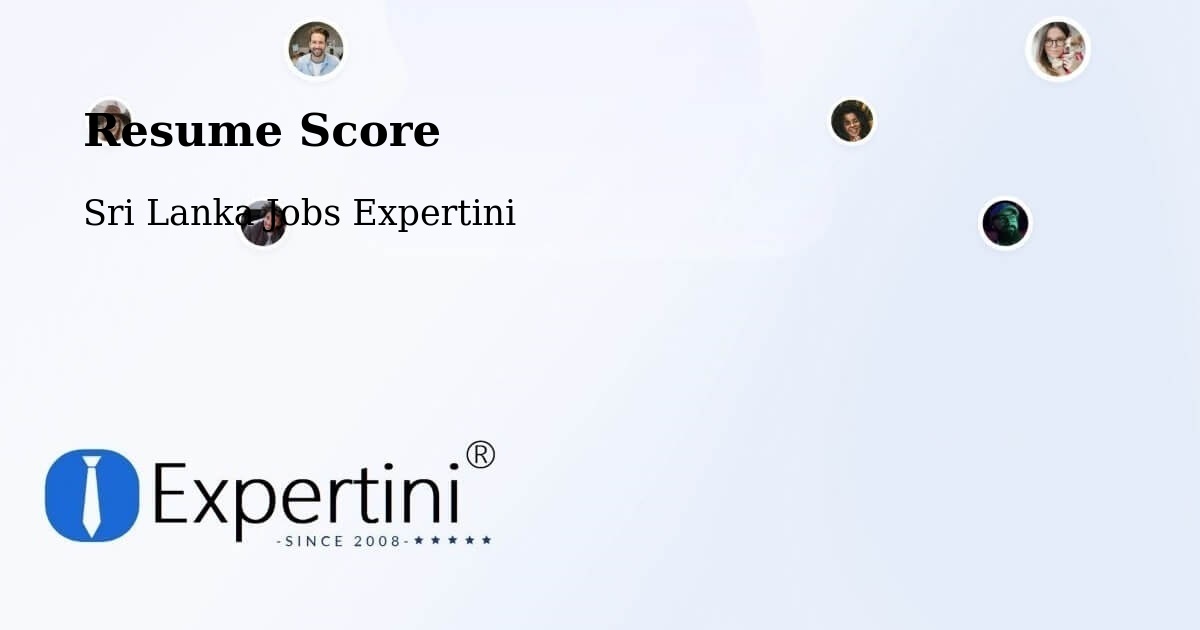 Resume Score & Job Description Match Tool – Sri Lanka - Sri Lanka Jobs Expertini